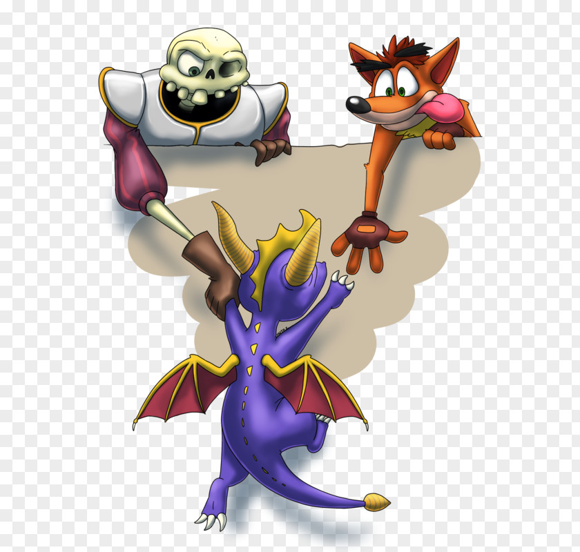Crash Bandicoot Purple: Ripto's Rampage And Spyro Orange: The Cortex Conspiracy MediEvil Dragon PlayStation N. Sane Trilogy PNG