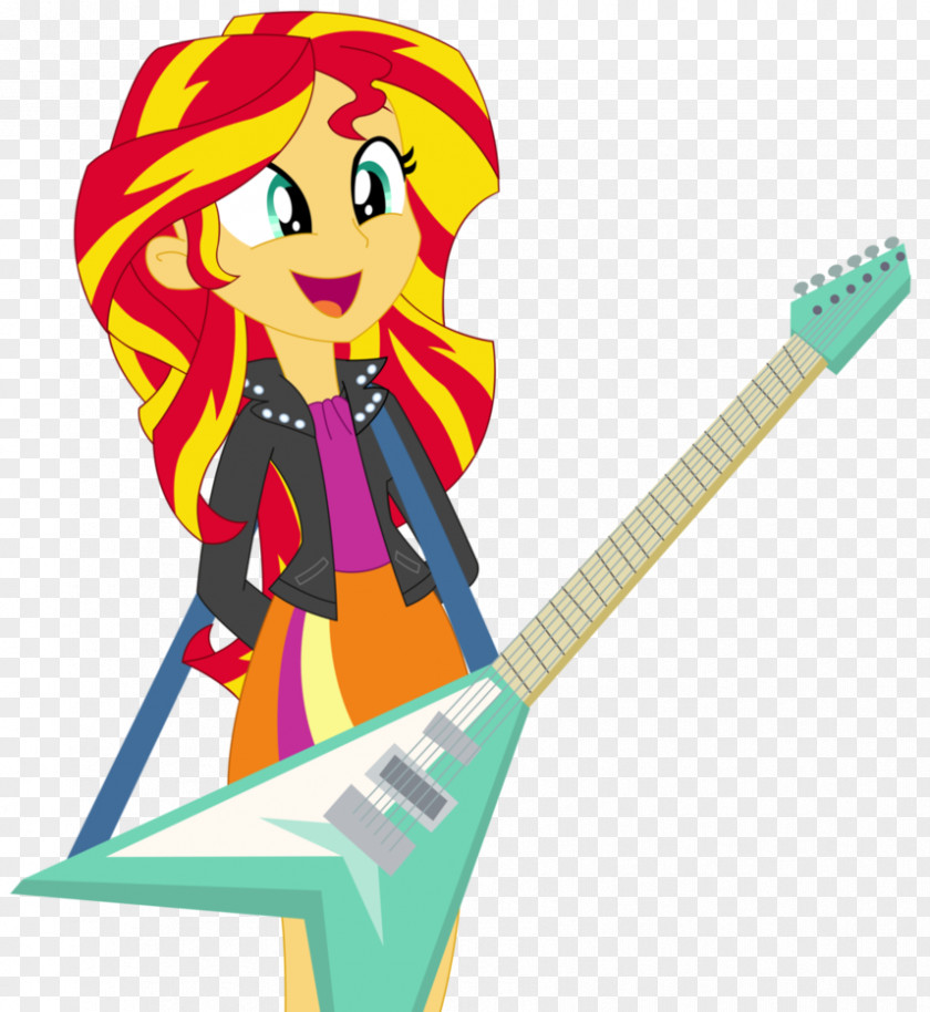 Guitar Sunset Shimmer My Little Pony: Equestria Girls Twilight Sparkle Pinkie Pie PNG