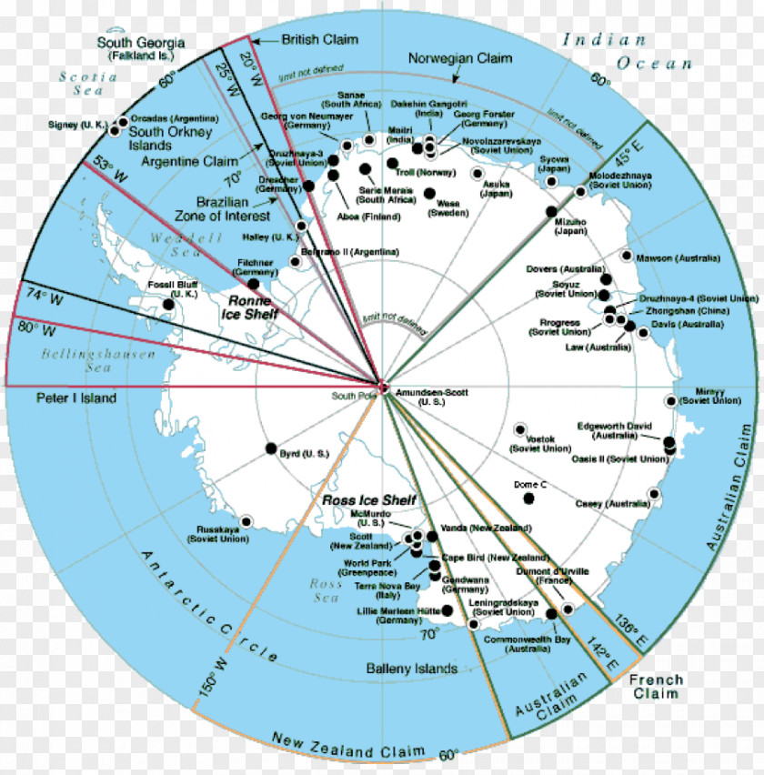 Map Antarctica World PNG