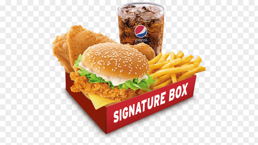 Menu KFC Hamburger French Fries Wrap Food PNG