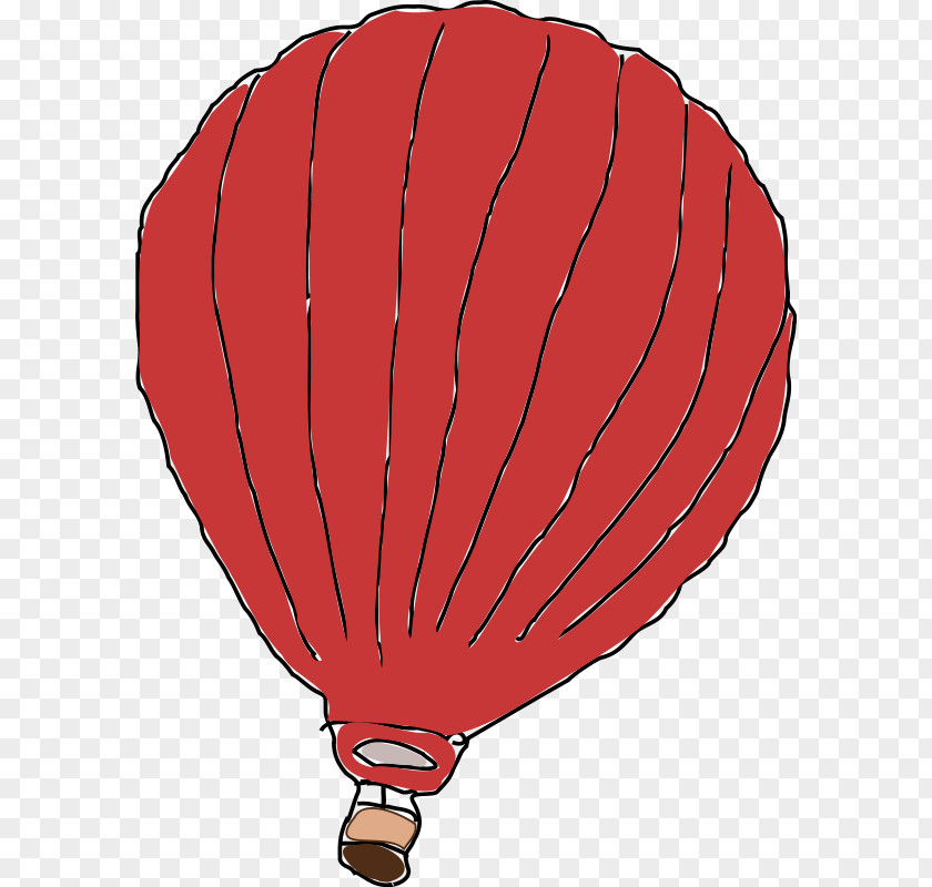 Red Cartoon Hot Air Balloon Penguin Clip Art PNG
