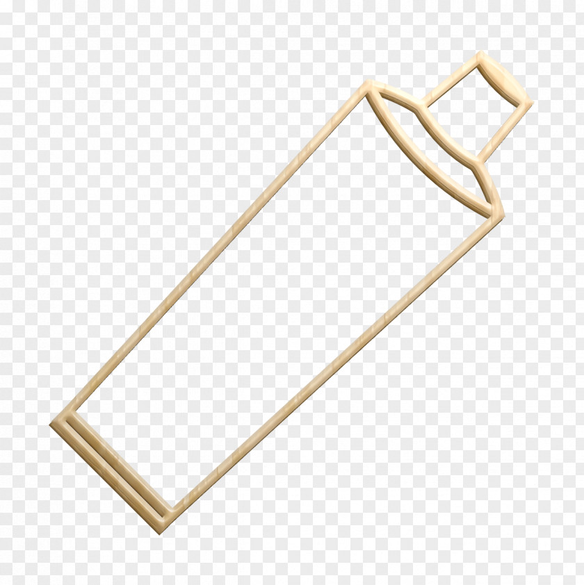 Brass Toothpaste Icon Health Healthcare Medicine PNG