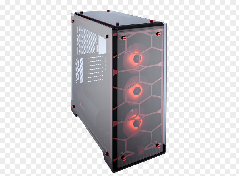 Immaculate Computer Cases & Housings Power Supply Unit MicroATX Corsair Crystal Midi-Tower Case PNG