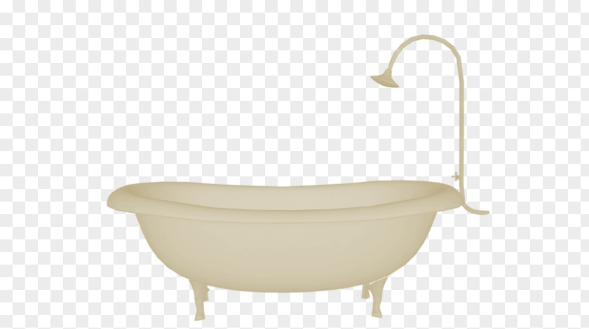 White Bathtub Tap Shower PNG