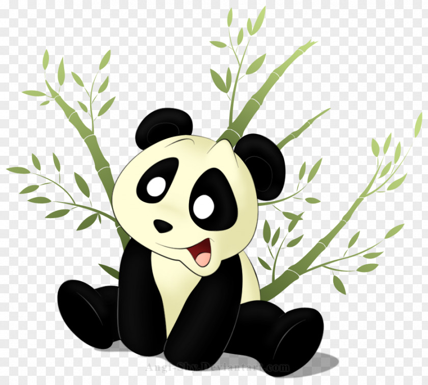 Eat Bamboo Giant Panda Drawing Bear Clip Art PNG