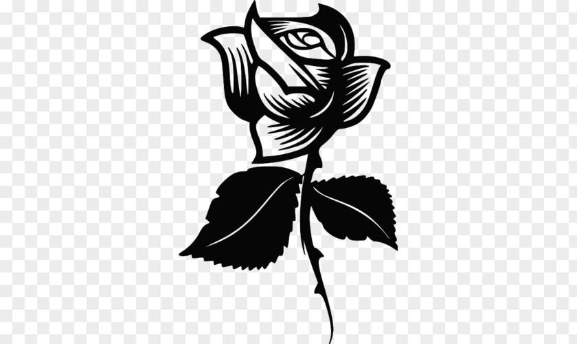 Rose Wall Decal Vector Graphics Floral Design Image PNG