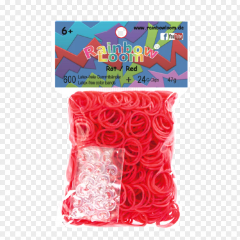 Toy Rainbow Loom Rubber Bands Plastic Bracelet PNG
