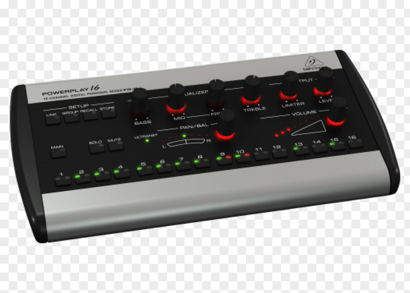 Behringer PowerPlay P16-M Audio Mixers BEHRINGER P16-D PNG
