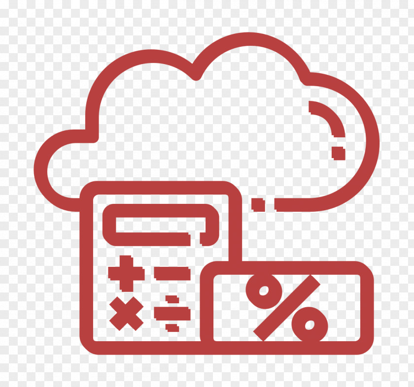 Cloud Icon Tax Fintech PNG