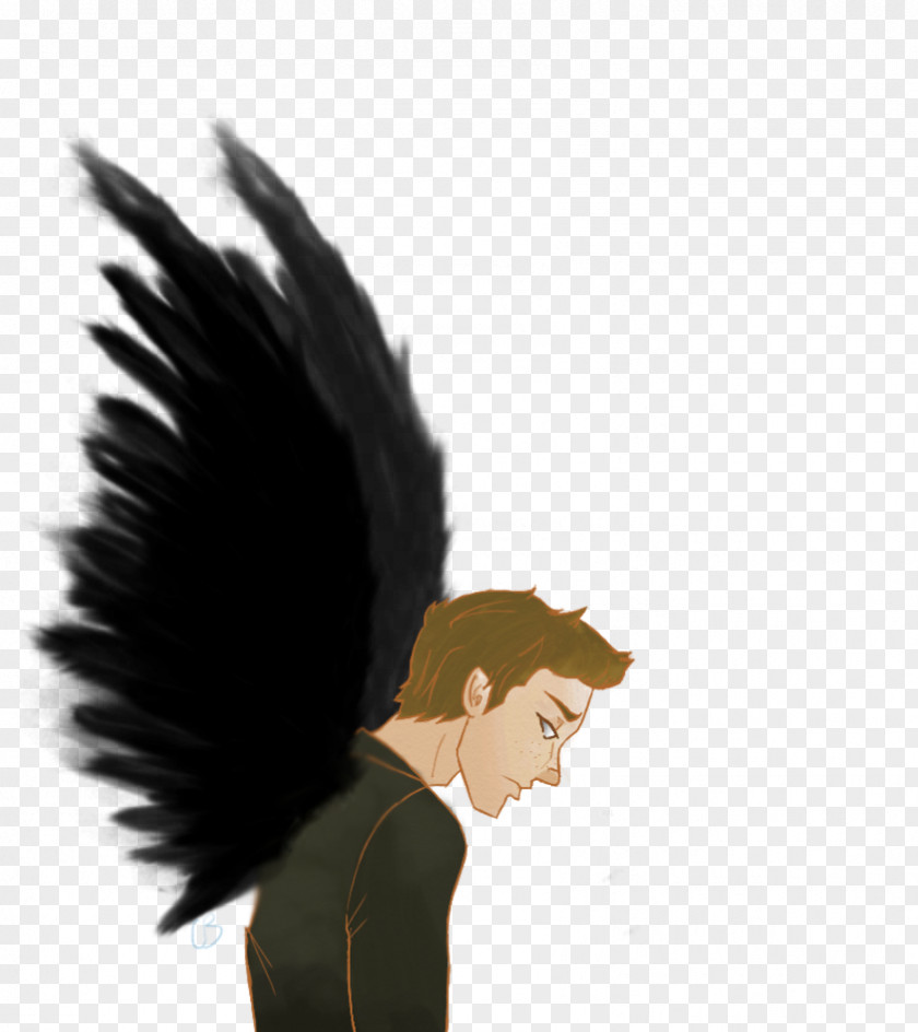 Dean Winchester Bird Of Prey Beak Black Hair PNG