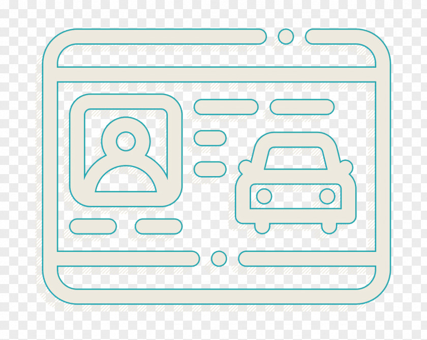 Driver License Icon School Car PNG