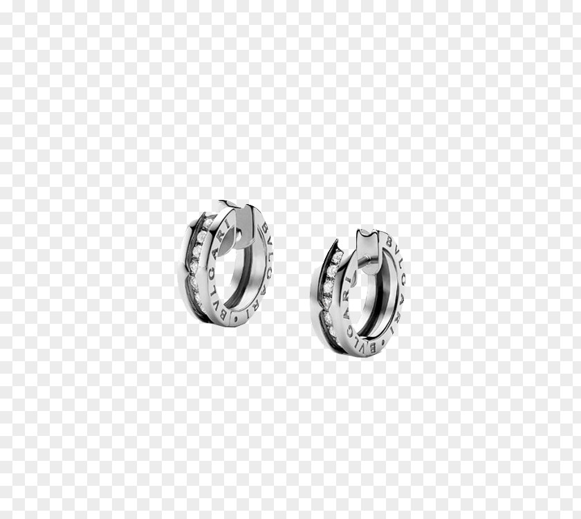 Jewellery Earring Bulgari Diamond PNG