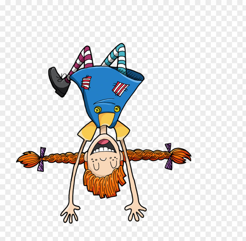 Pippi Longstocking Character Clip Art PNG