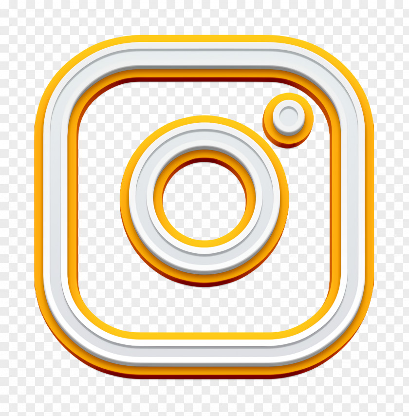 Yellow Instagram Icon PNG
