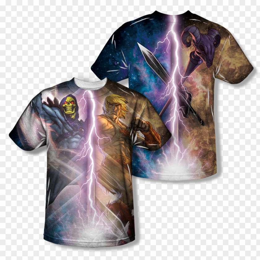 T-shirt Skeletor He-Man Beast Man Masters Of The Universe PNG