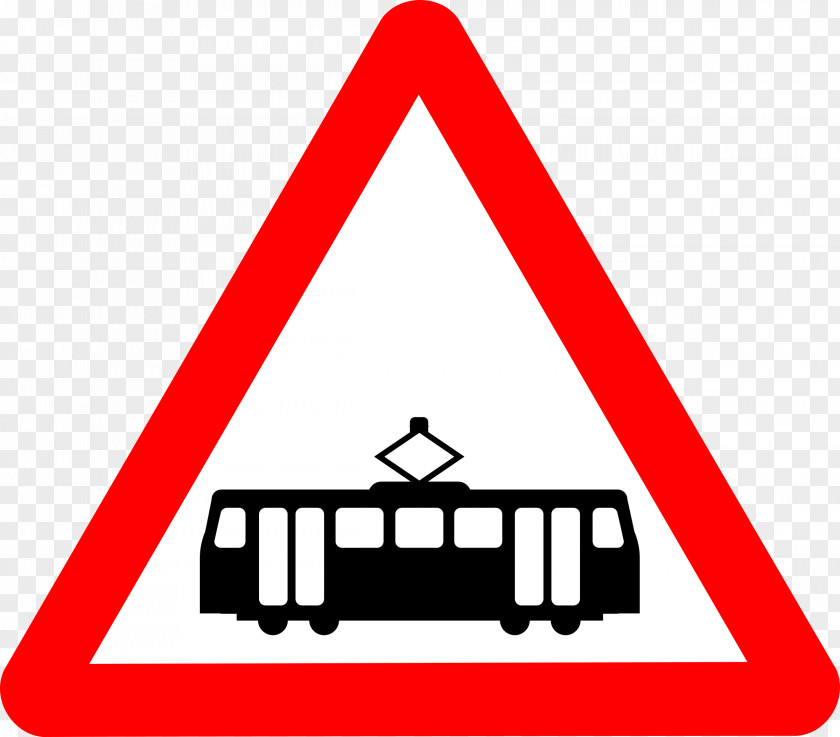 Tram The Highway Code Traffic Sign Road Warning PNG