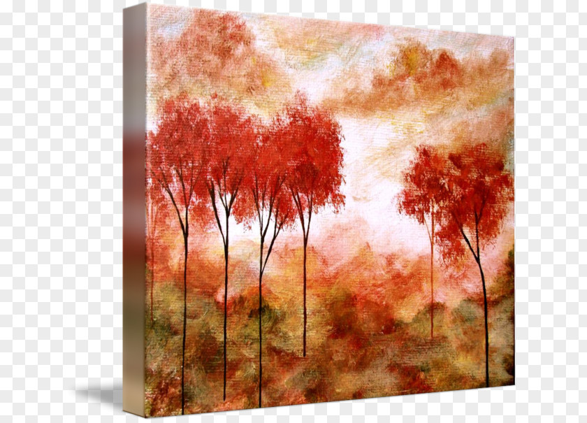 Autumn Landspace Landscape Painting Canvas Print Art PNG