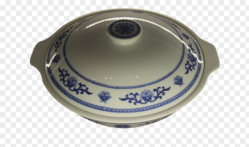 Emblem Blue And White Porcelain Jar With Lid Porridge Ceramic Sky A Sun Pottery PNG