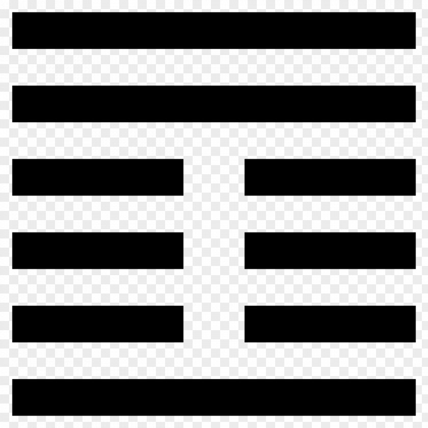 Hexagram I Ching Taoism Geomancy Feng Shui PNG