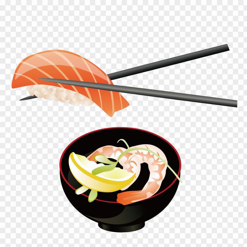Japanese Sushi Cuisine Sashimi Salmon PNG