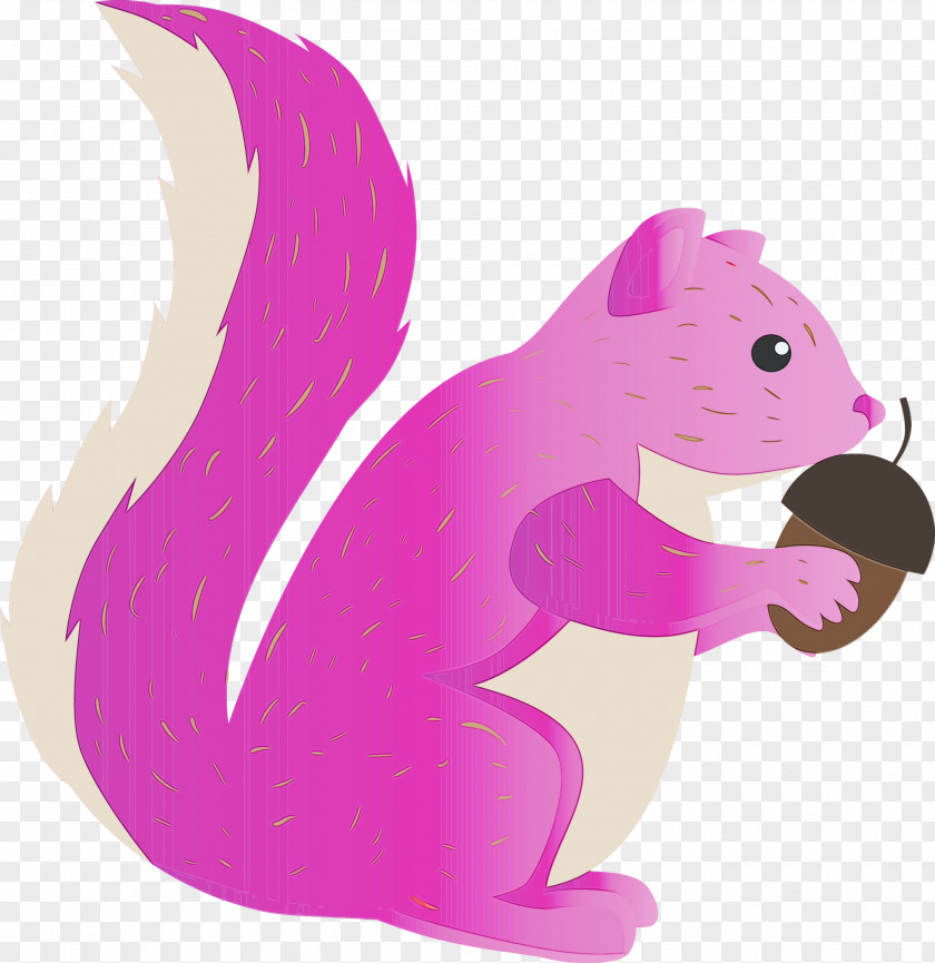 Squirrel Cartoon Tail Striped Skunk Animal Figure PNG