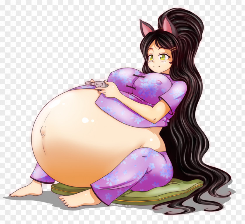 Belly Fat Pregnancy Illustration Childbirth Cartoon JPEG PNG