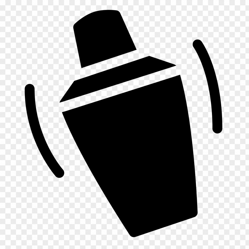 Blackandwhite Logo Cocktail Cartoon PNG