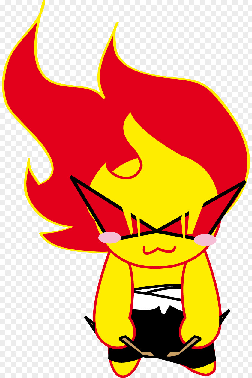 Emo Emoticon Flaming Art Clip PNG