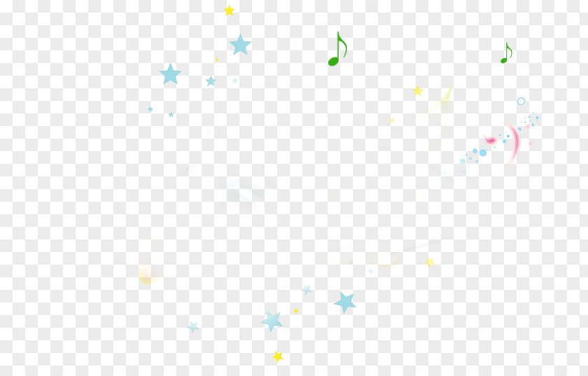 Musical Symbol Star Triangle Pattern PNG