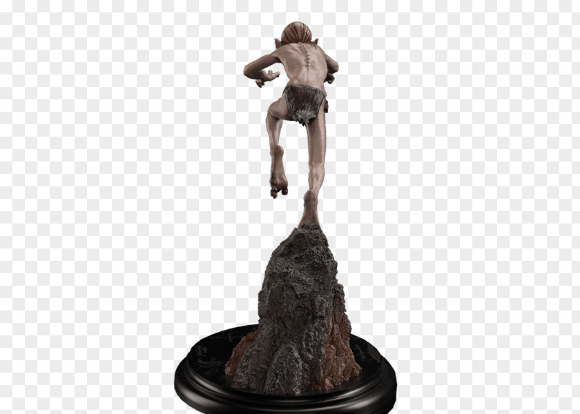 The Hobbit Gollum Goblin Bronze Sculpture Figurine Ciudad De Los Trasgos PNG