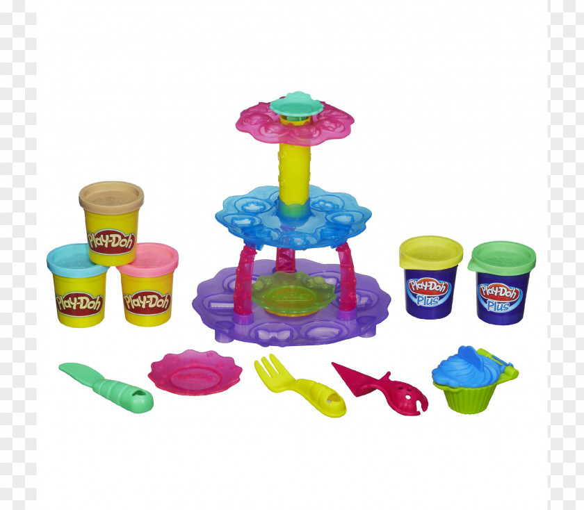 Toy Cupcake Play-Doh Frosting & Icing Dough PNG
