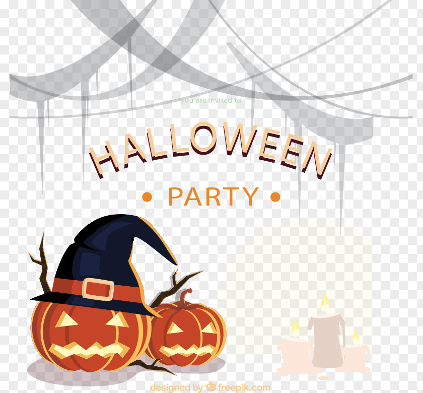 Halloween Party Pumpkin PNG