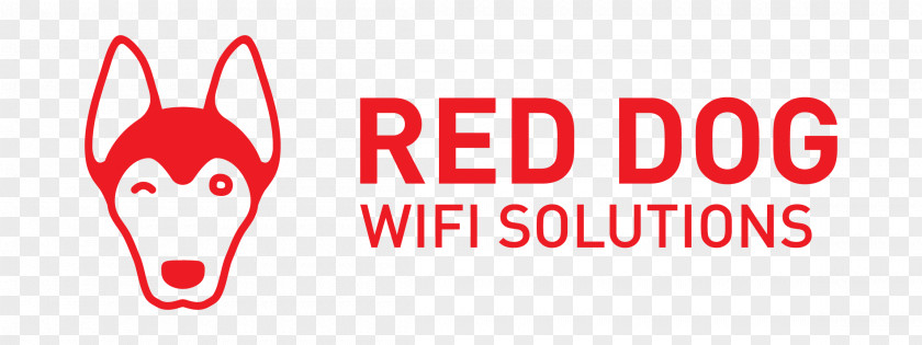 Wifi Logo Red Dog WiFi Solutions Brand PNG
