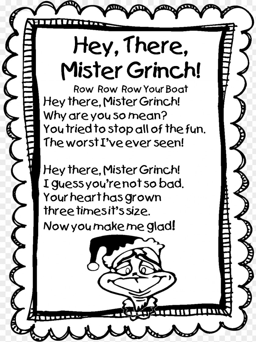 3rd Grade Christmas Writing Ideas Grinch Day Poetry First Second PNG