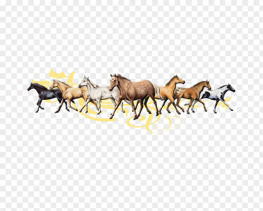 Tribal Horse Mustang Deer Chariot Tack Pack Animal PNG