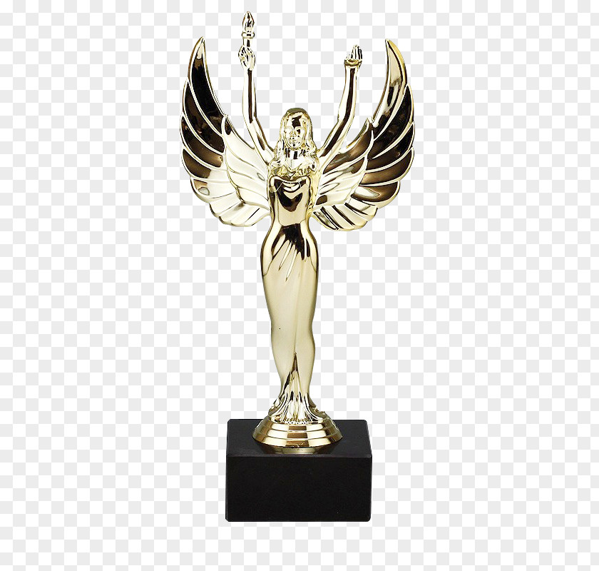 Trophy Figurine Award Plastic Statue PNG