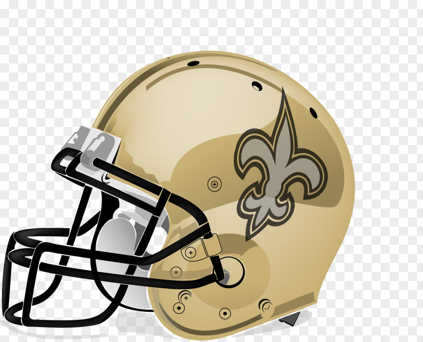 Vector Helmets New Orleans Saints NFL Football Helmet American PNG