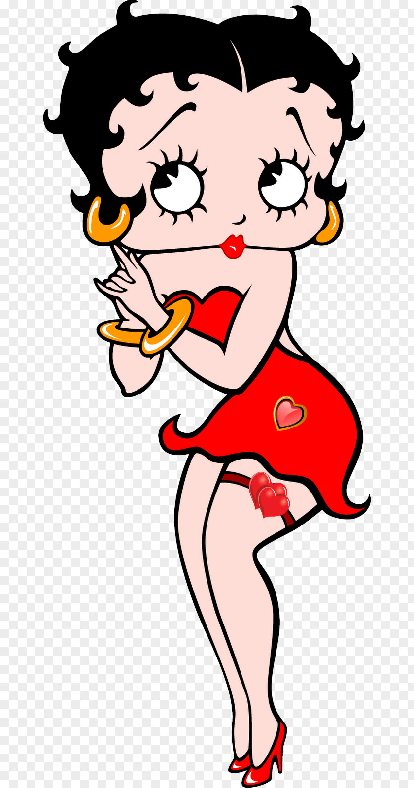 Betty Boop Side PNG Side, illustration clipart PNG