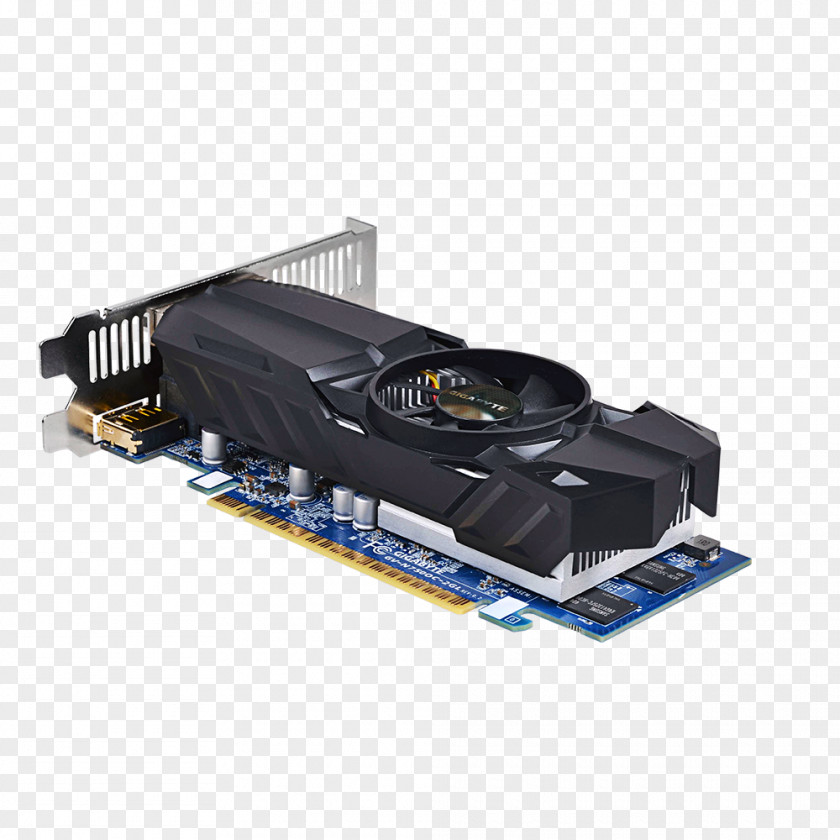 Low Profile Graphics Cards & Video Adapters GeForce GDDR5 SDRAM Gigabyte Technology PCI Express PNG