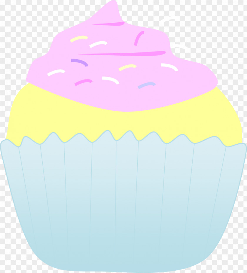 Ribbon Cupcake Food Product Design Yellow Pattern PNG