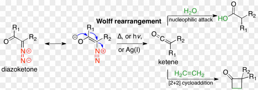 Brief Introduction Wolff Rearrangement Reaction Chemistry Arndt–Eistert Chemical PNG