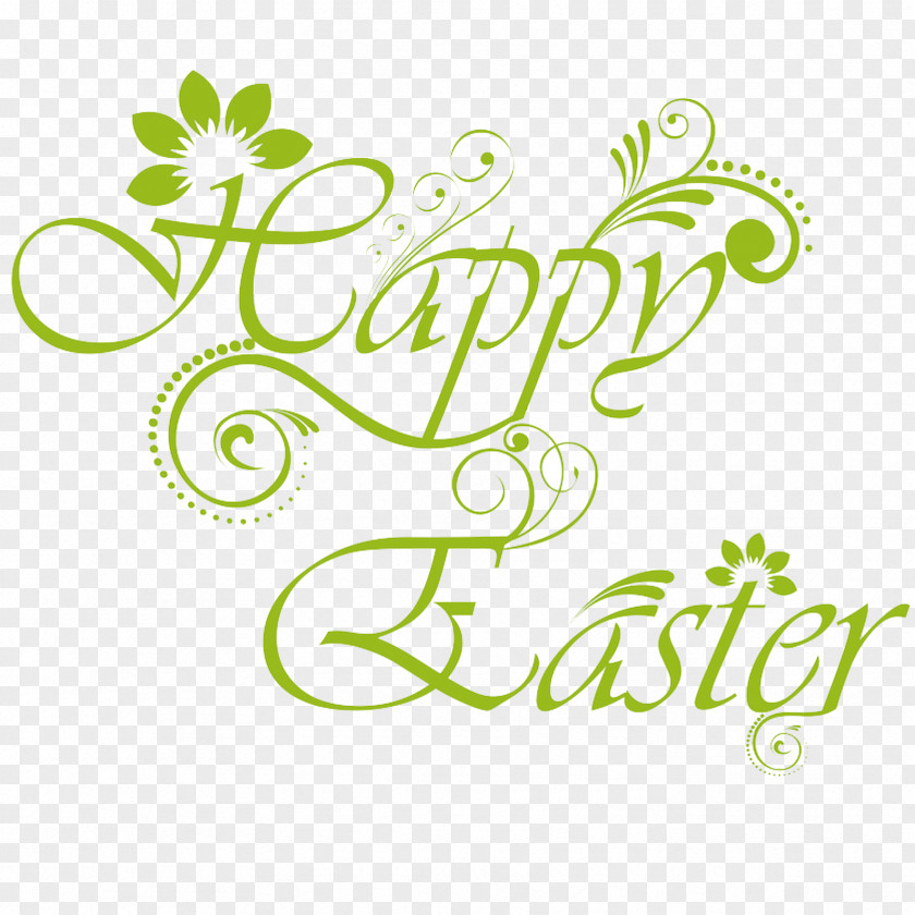 Green Easter Happy WordArt Quotation Mothers Day Valentines Saying PNG