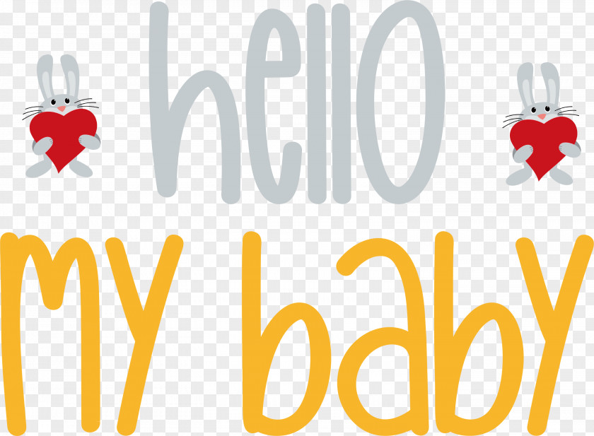 Hello My Baby Valentines Day Quote PNG