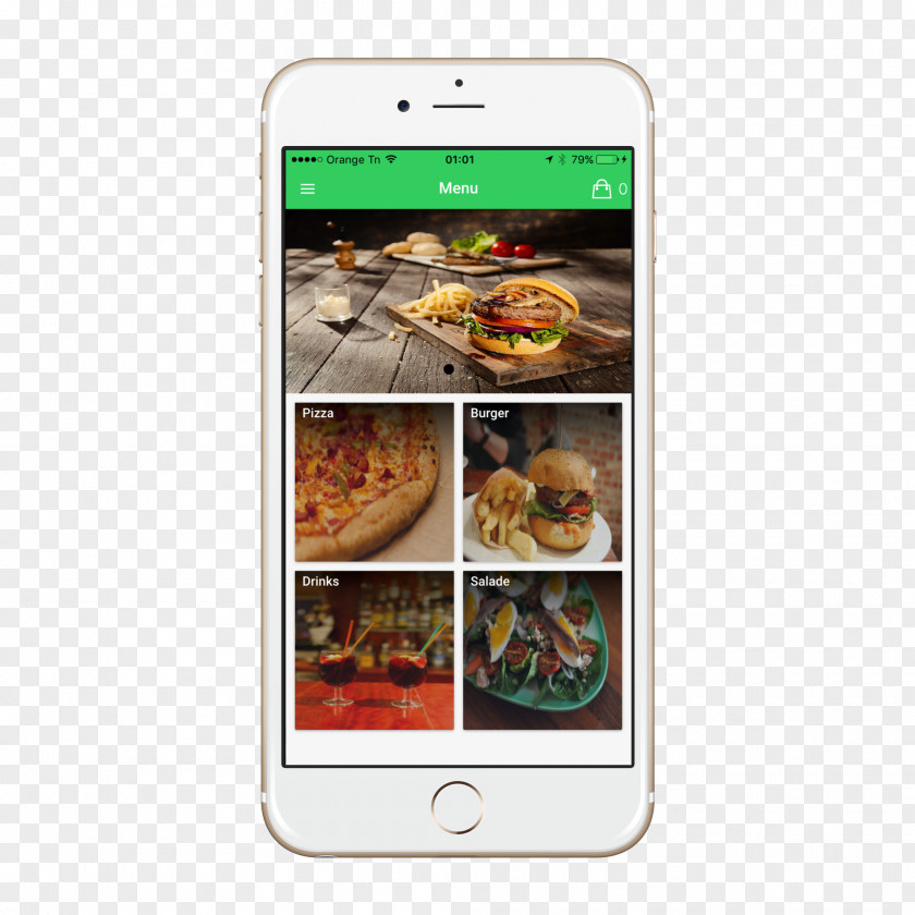 Smartphone Mobile Phones Restaurant Online Food Ordering PNG