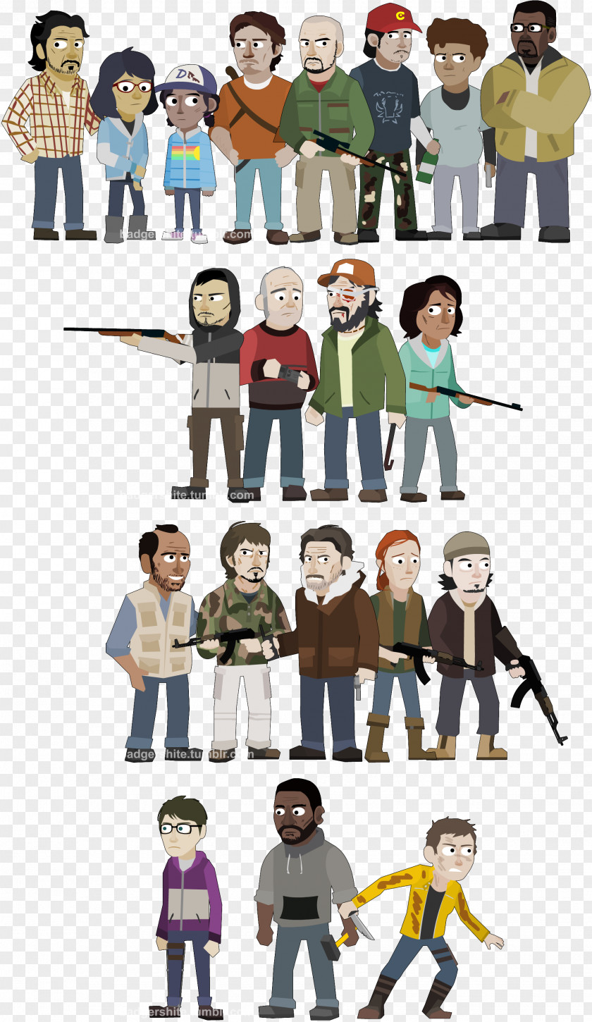 The Walking Dead Dead: Season Two Rick Grimes Clementine Glenn Rhee PNG