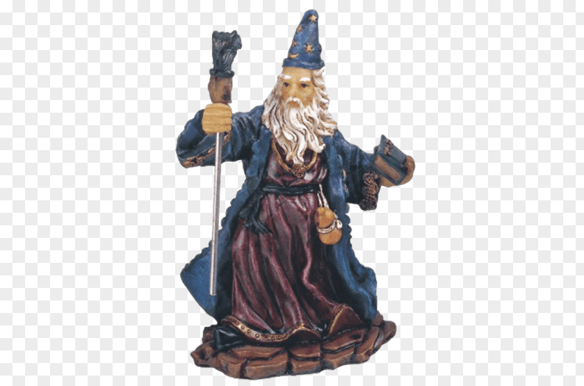 Baston Badge Merlin Magician Statue Sculpture PNG