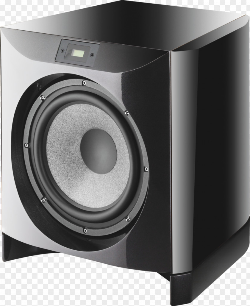 Be2 FOCAL ELECTRA SW 1000 BE BLACK LACQUER Aktivní Subwooferový Systém Focal-JMLab Loudspeaker Stereophonic Sound PNG