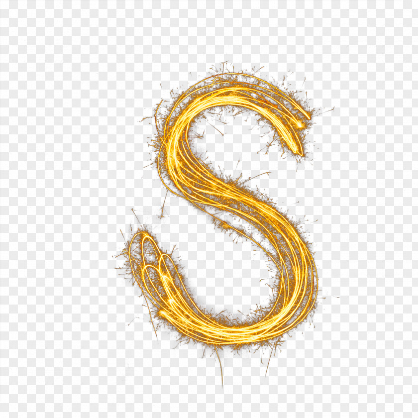 Fire Letter S Download Font PNG