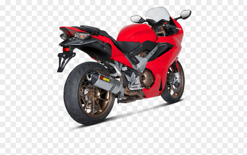 Honda VFR800 Exhaust System Akrapovič Crossrunner PNG