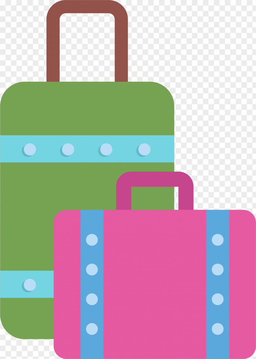 Luggage Case Suitcase Box Baggage PNG